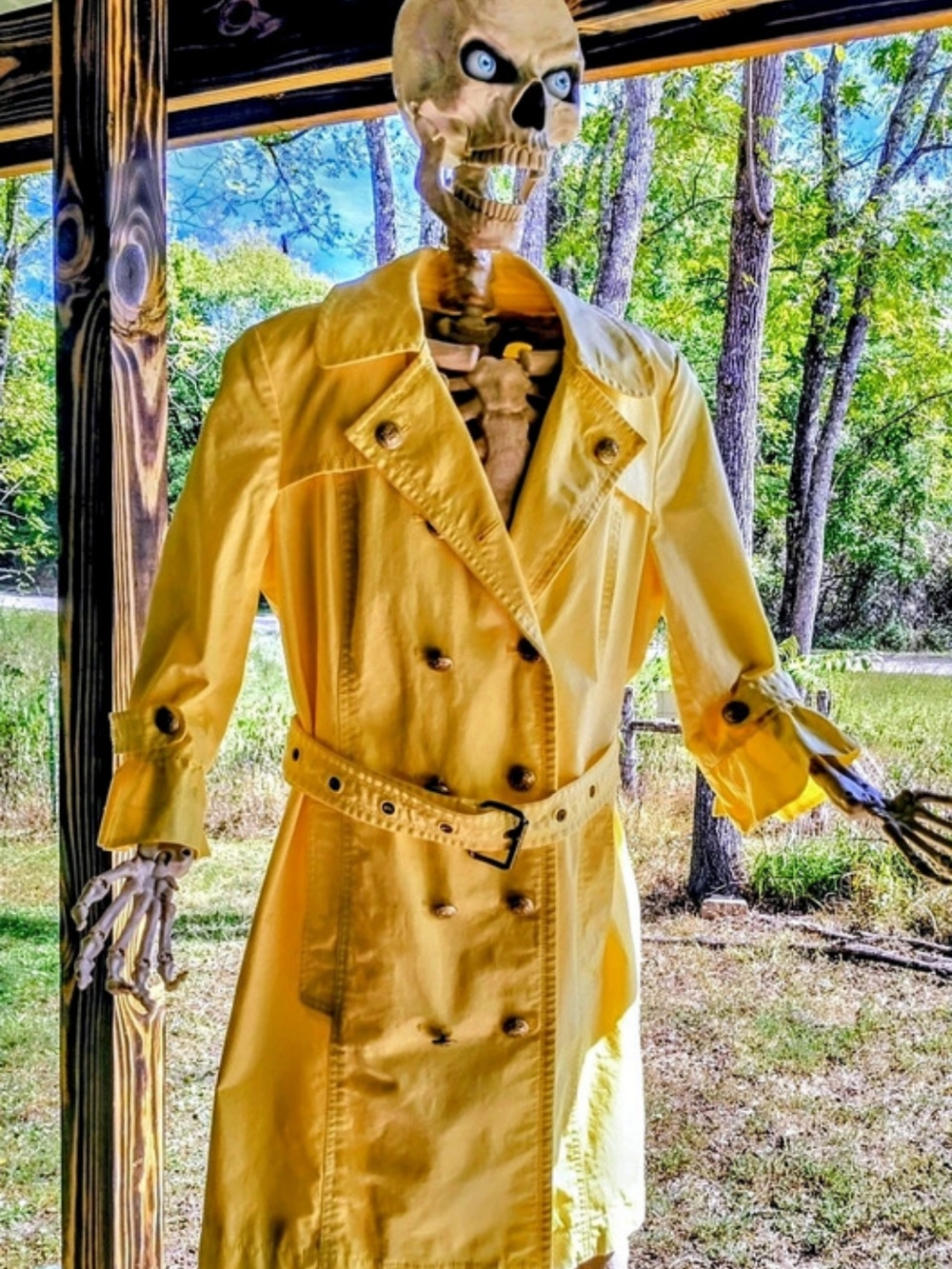 Michael Kors Yellow Trench Coat Size Medium Gossip Girl